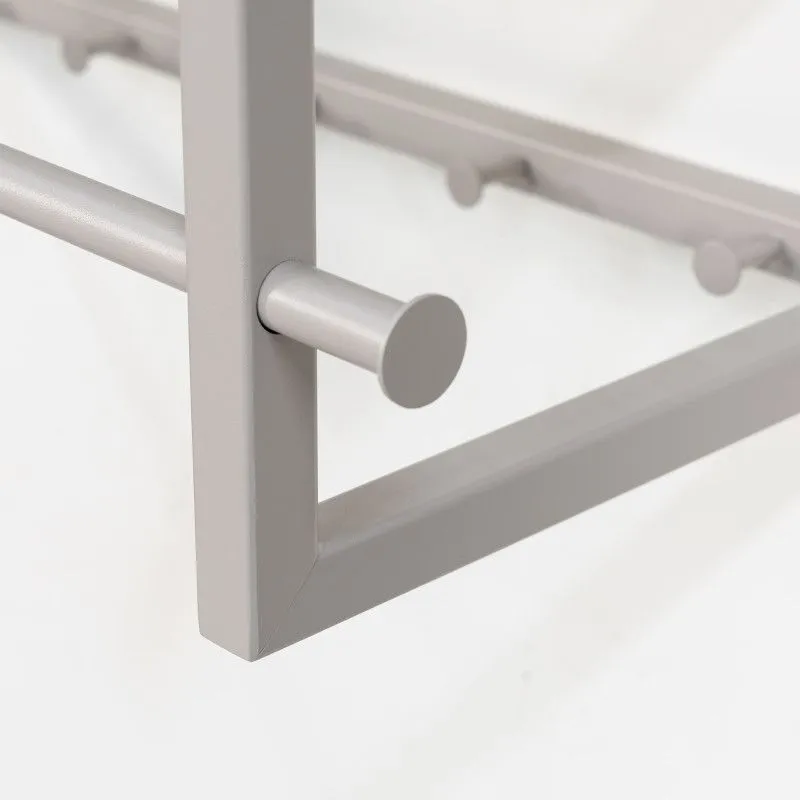 Spinder Design seinanagi/mütsiriiul Marco taupe/tamm