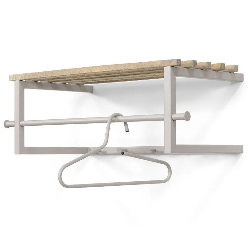 Spinder Design seinanagi/mütsiriiul Marco taupe/tamm