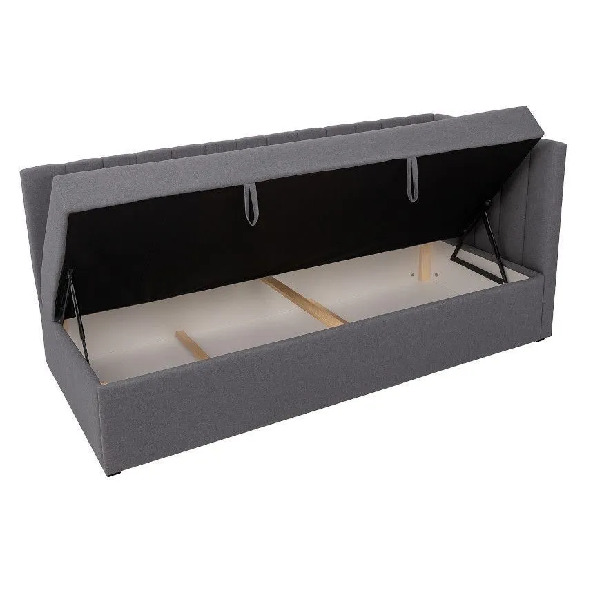 Pesukastiga voodi Klaus parem 90x200 meresinine