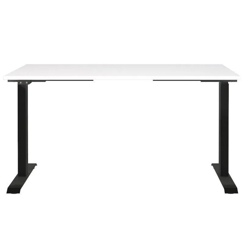 Reguleeritava kõrgusega kirjutuslaud Mailand-Jet 140x80 valge/must