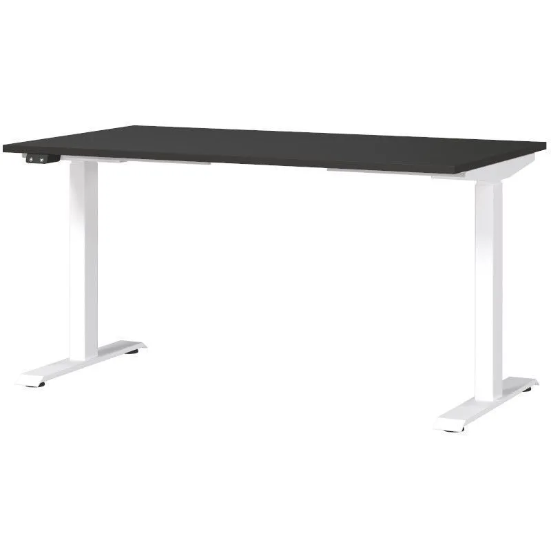 Reguleeritava kõrgusega kirjutuslaud Mailand-Jet 140x80 grafiit/valge