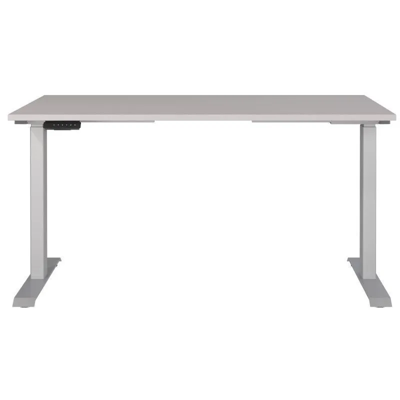 Reguleeritava kõrgusega kirjutuslaud Mailand-Jet 140x80 kašmiir/hõbehall