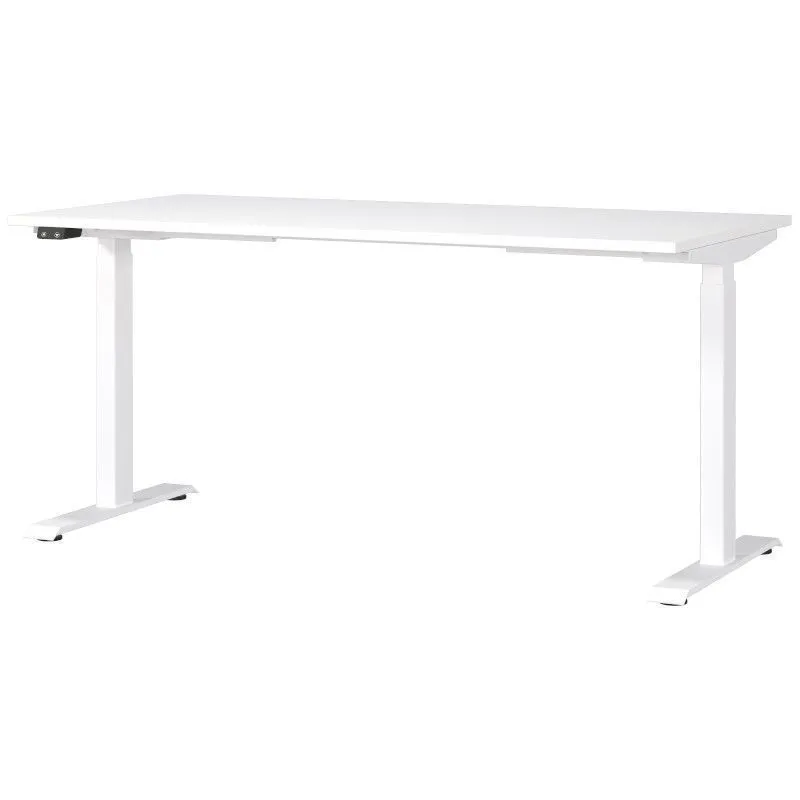 Reguleeritava kõrgusega kirjutuslaud Mailand-Jet 160x80 valge