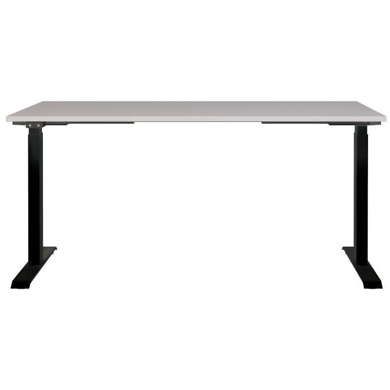 Reguleeritava kõrgusega kirjutuslaud Mailand-Jet 160x80 kašmiir/must