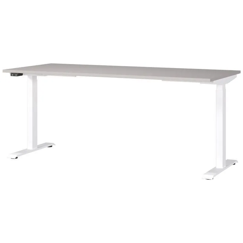 Reguleeritava kõrgusega kirjutuslaud Mailand-Jet 180x80 kašmiir/valge