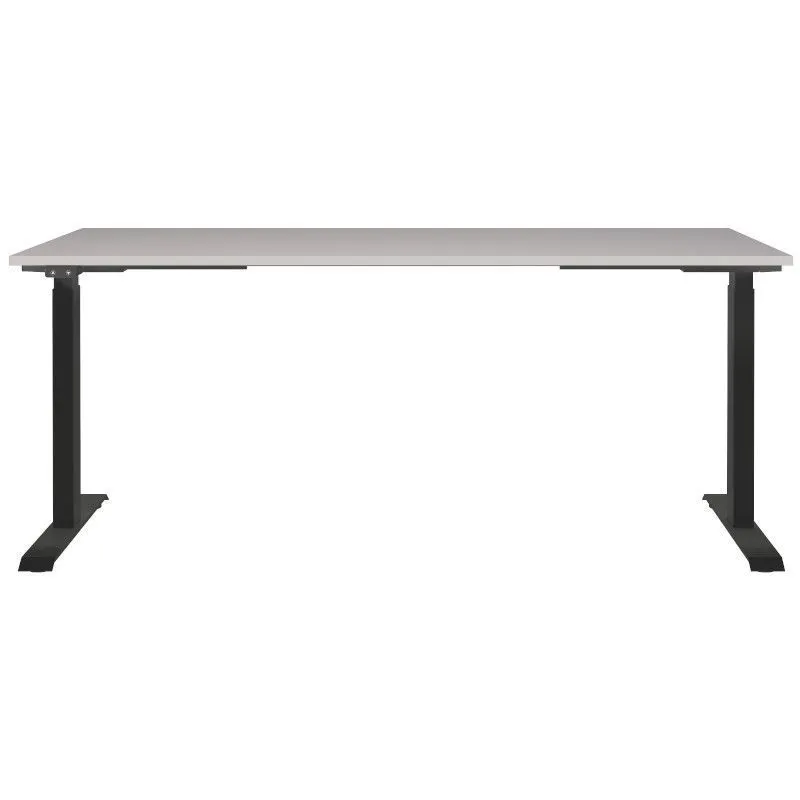 Reguleeritava kõrgusega kirjutuslaud Mailand-Jet 180x80 kašmiir/must