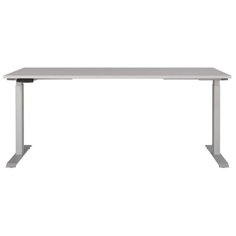 Reguleeritava kõrgusega kirjutuslaud Mailand-Jet 180x80 kašmiir/hõbehall