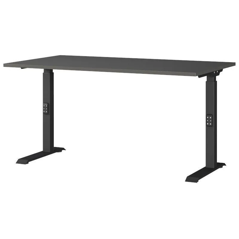 Reguleeritava kõrgusega kirjutuslaud Mailand-D 140x80 grafiit