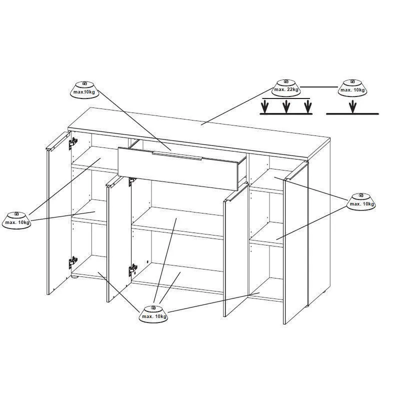 Kummut Mailand 4u1s grafiit