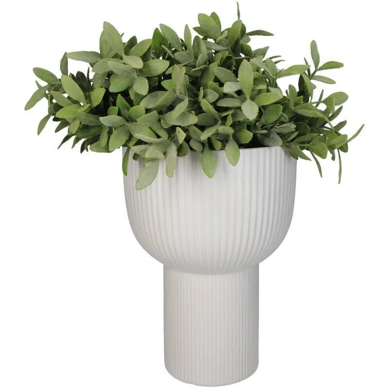 Lillepott Dolomite H27 valge