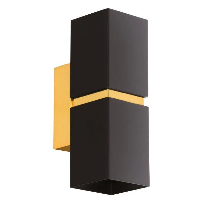 Seinalamp Eglo Passa must/kuldne