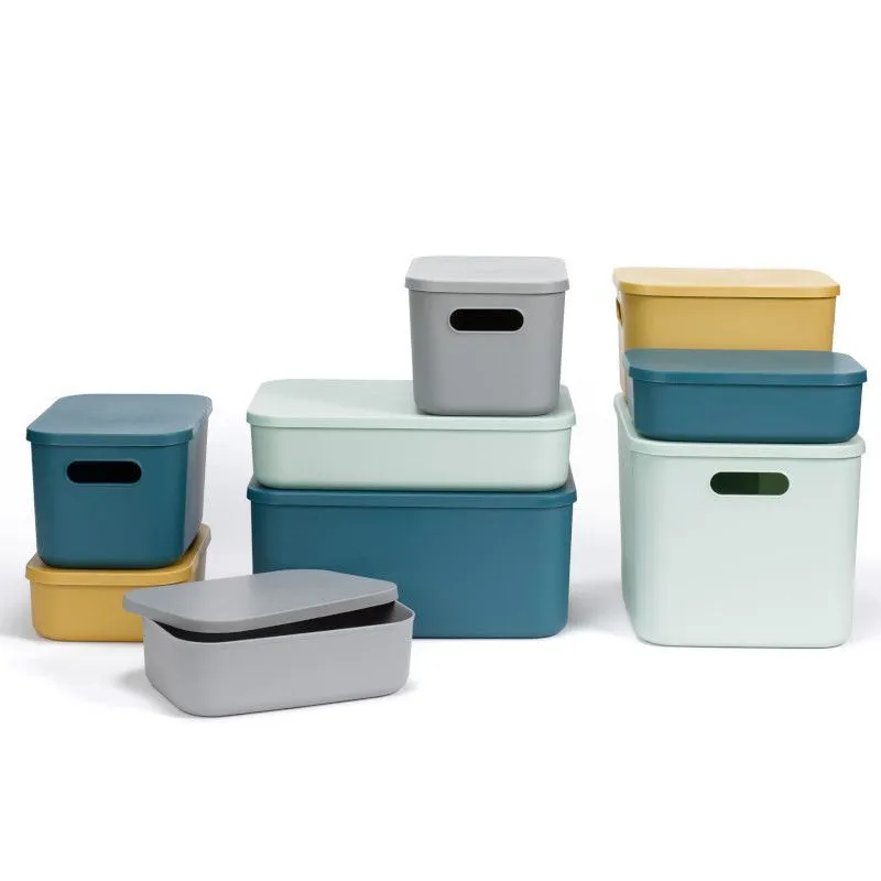 Kaanega kast 35.5x25.5x23 kollane
