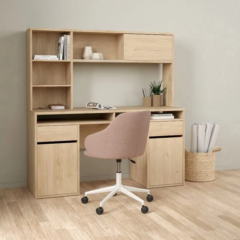 Kirjutuslaud+riiul Function hickory