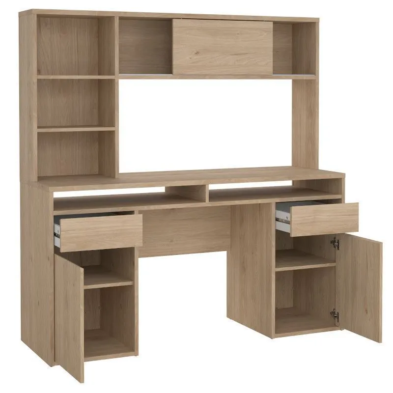 Kirjutuslaud+riiul Function hickory