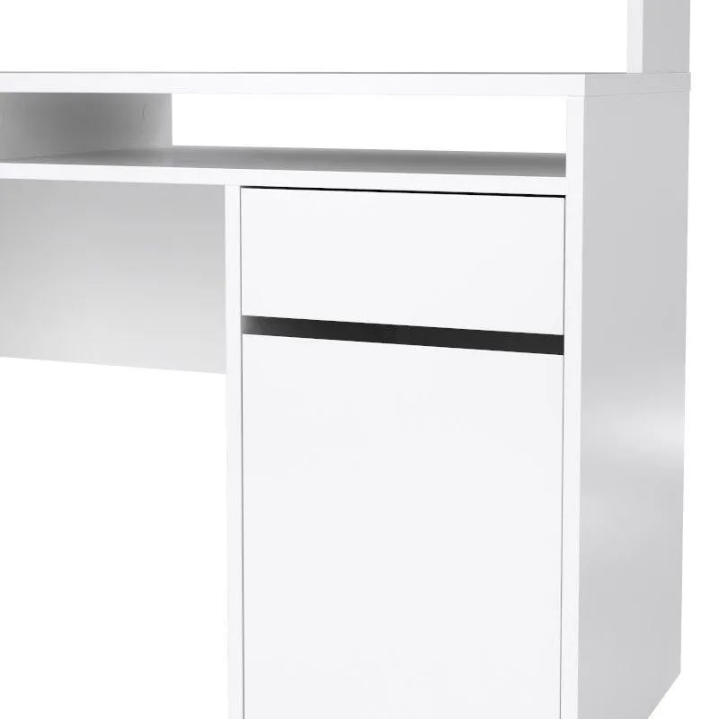 Kirjutuslaud+riiul Function valge/kõrgläige