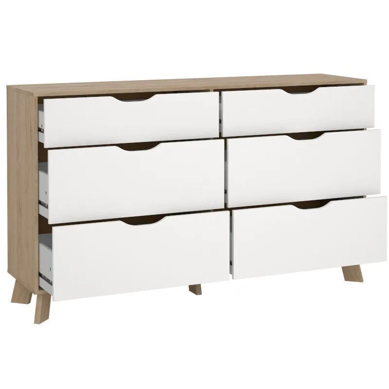 Kummut Ikast 6s hickory/valge