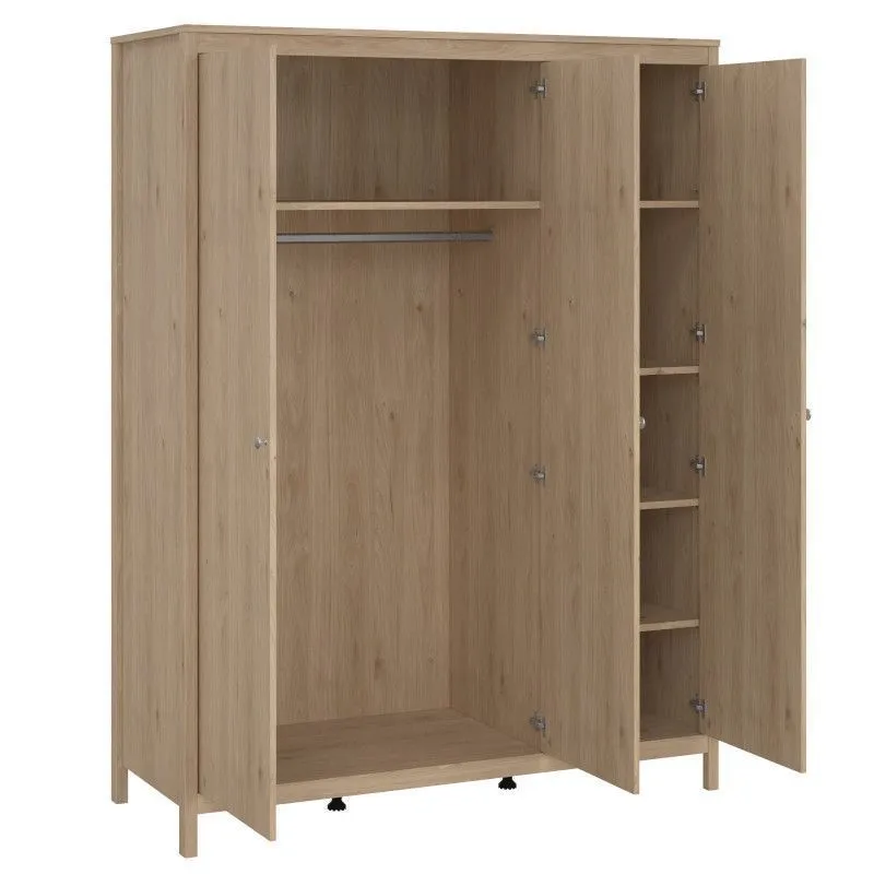 Riidekapp Madrid 3u hickory