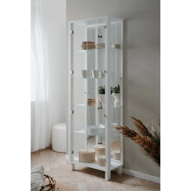 Vitriinkapp Albi 2u valge