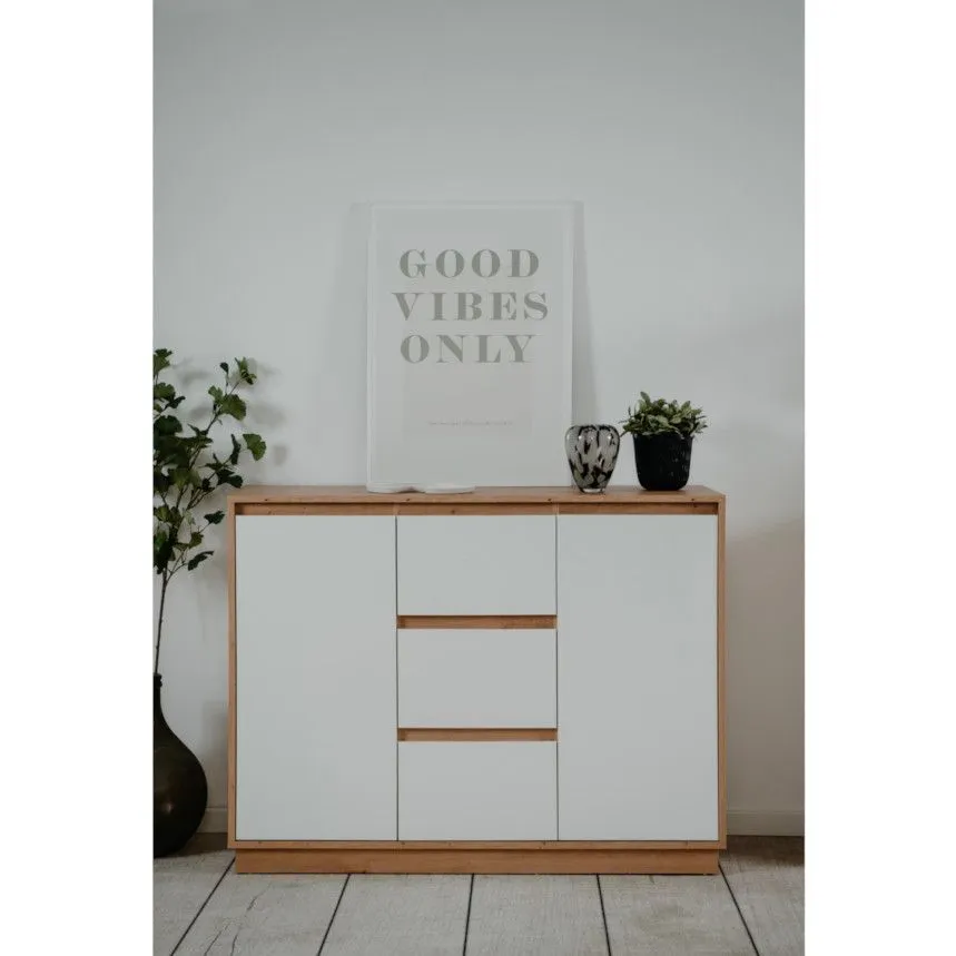 Kummut Phoenix 2u3s valge kõrgläige/artisan