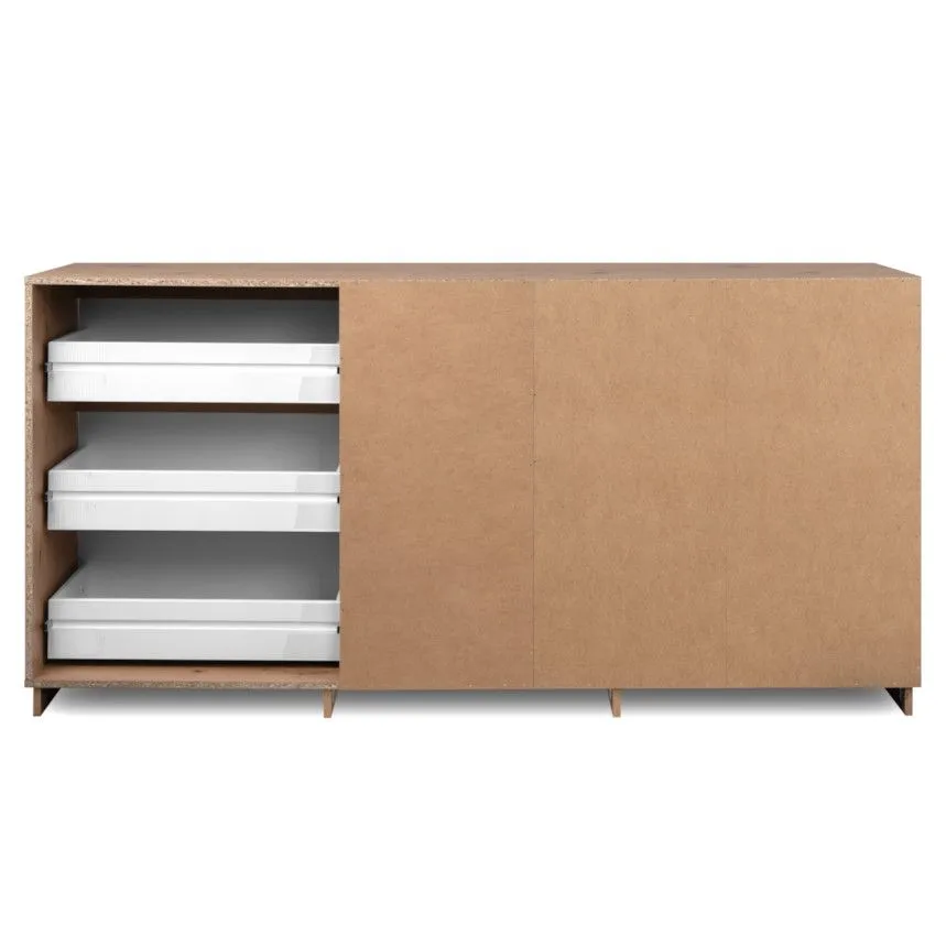 Kummut Phoenix 3u3s valge kõrgläige/artisan