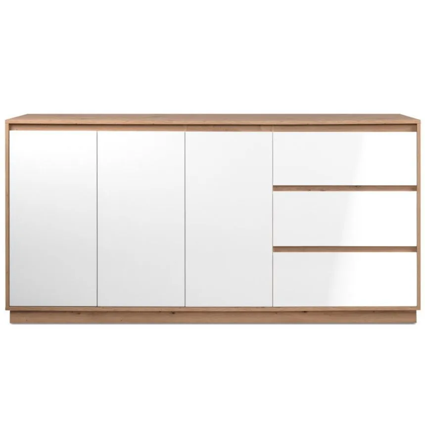 Kummut Phoenix 3u3s valge kõrgläige/artisan