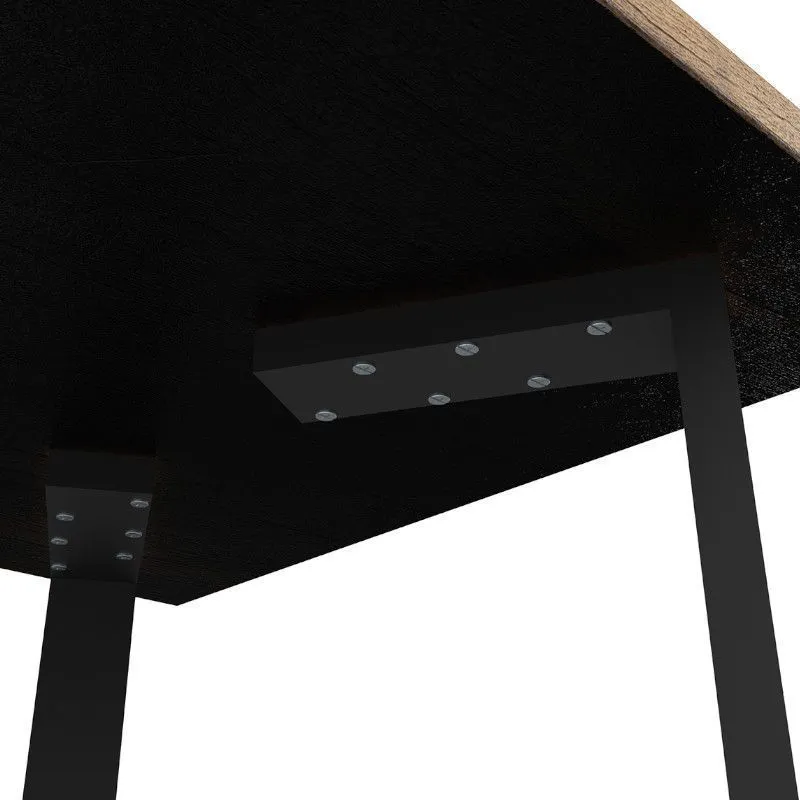 Söögilaud Monaco 180x90 saloon tamm/must