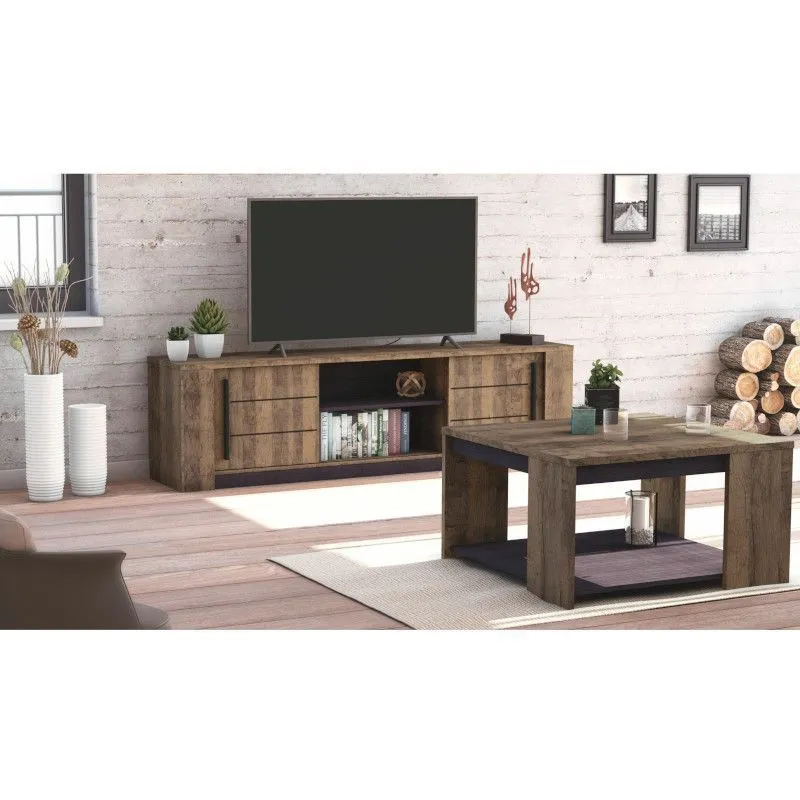 Tv-alus Monaco 2lu saloon tamm/must