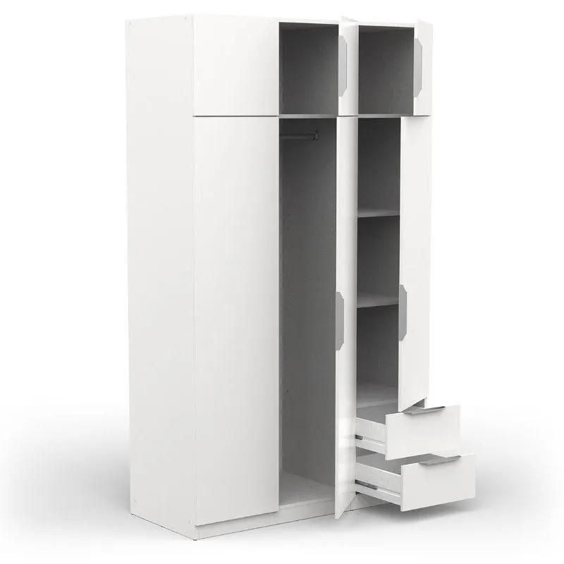 Riidekapp Ghost 6u2s valge