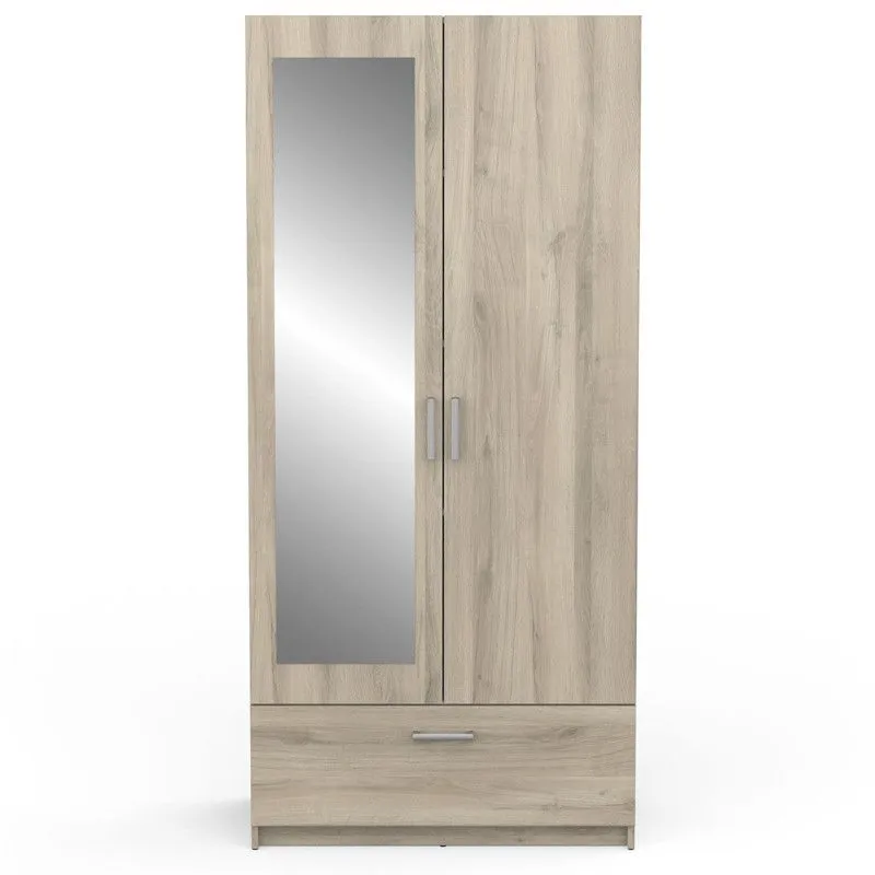 Riidekapp peegliga Ready2 2u1s kronbergi tamm