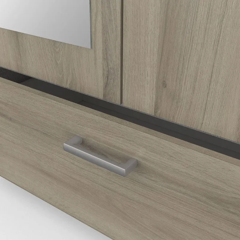 Riidekapp peegliga Ready2 2u1s kronbergi tamm