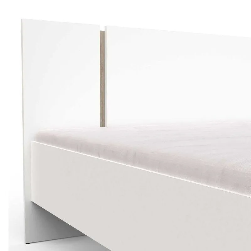 Voodi Watson 140x200 kronbergi tamm/valge