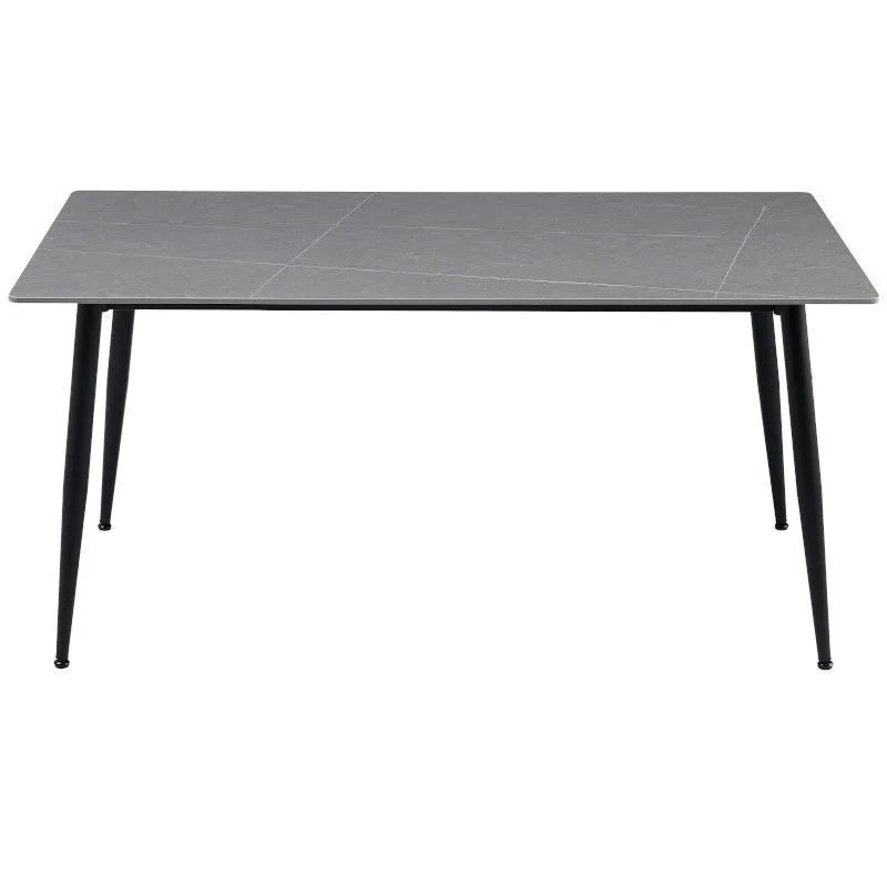 Söögilaud Stones 140x80 hall/must