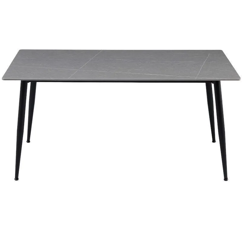 Söögilaud Stones 140x80 hall/must