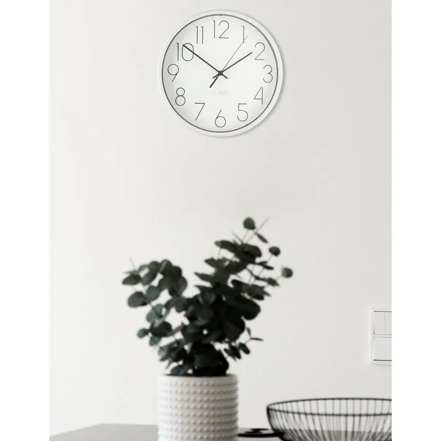 Seinakell Hour D25 valge