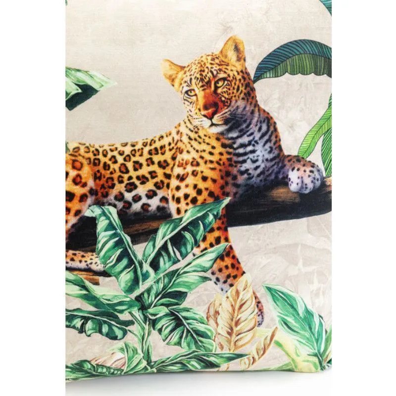 Dekoratiivpadi Jungle Leopard 43x43 roheline