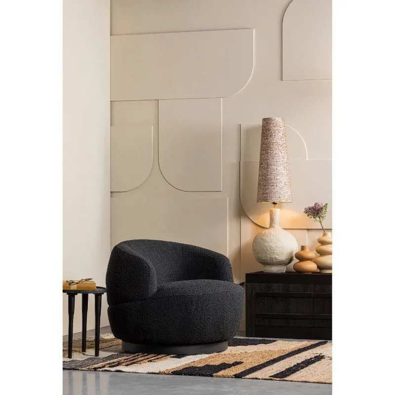 WOOOD Vaip Liberal 170x240 must/pruun