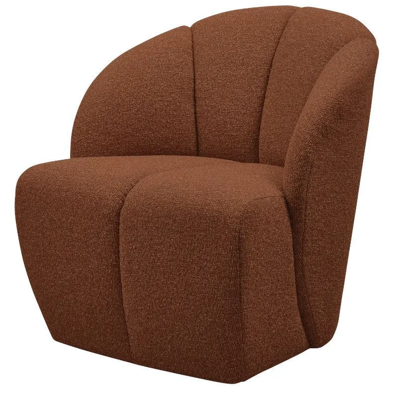 WOOOD pöörlev tugitool Mojo roostepruun melange