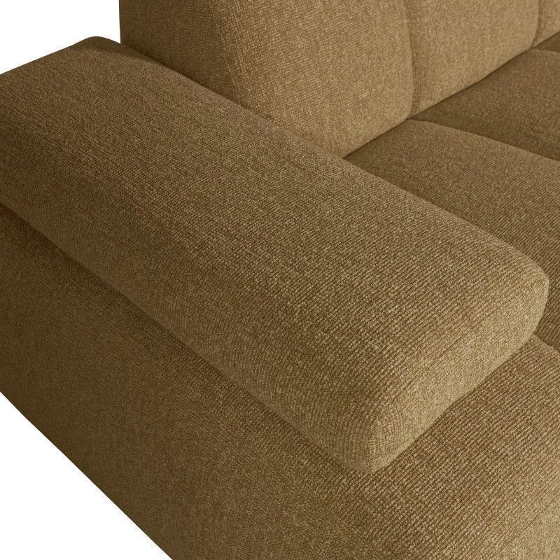 WOOOD nurgadiivan Longue  Mojo vasak meekollane melange