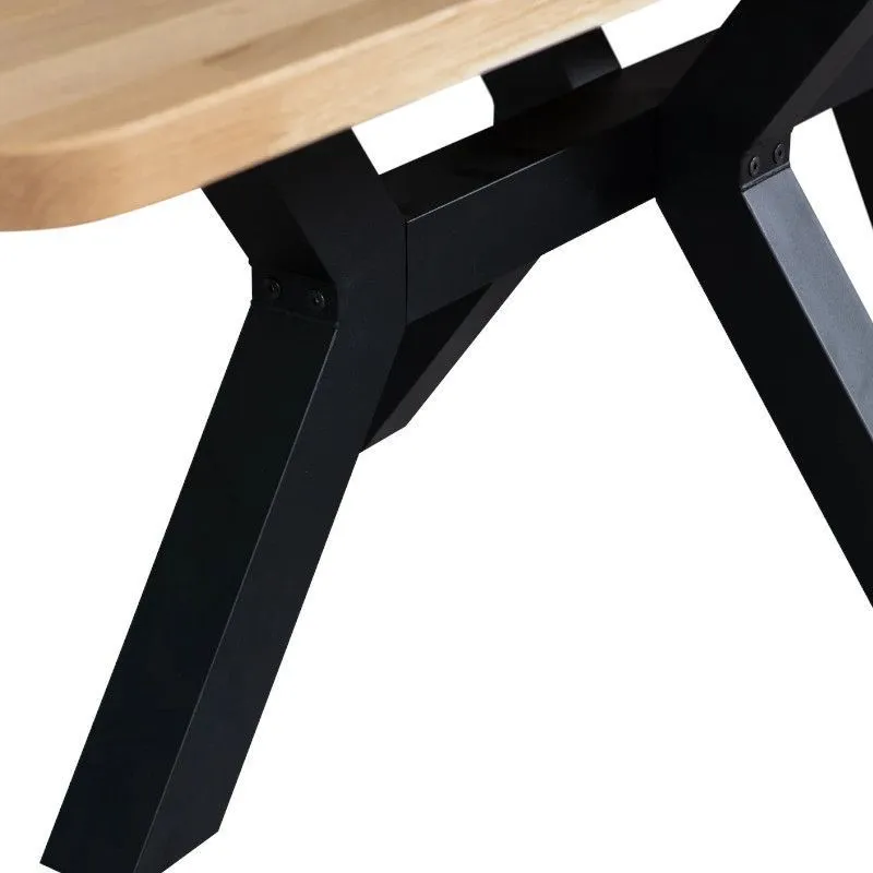 WOOOD söögilaud Combi Tamblo 100x240 tamm/must