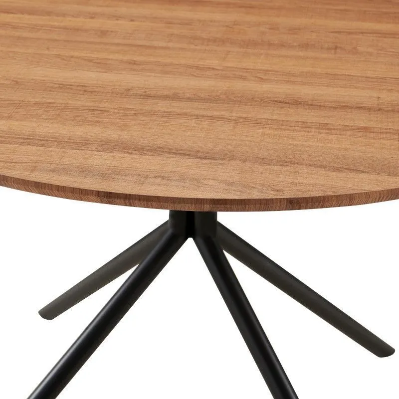 Söögilaud Bevel D120 pruun/must