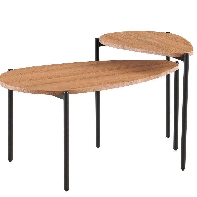 Diivanilaudade komplekt Roval pruun/must