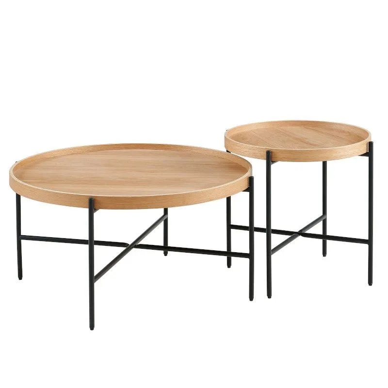 Diivanilaudade komplekt Taimar pruun/must
