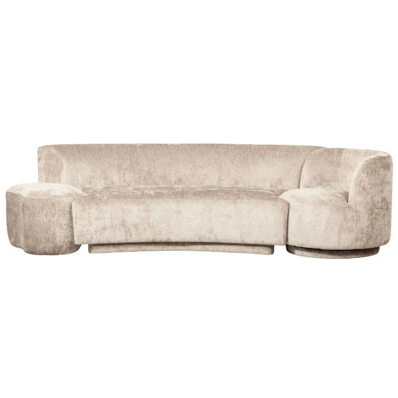 WOOOD Diivan+tugitool+tumba Combi Popular naturaalne