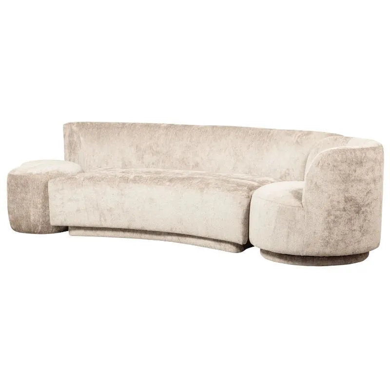 WOOOD Diivan+tugitool+tumba Combi Popular naturaalne