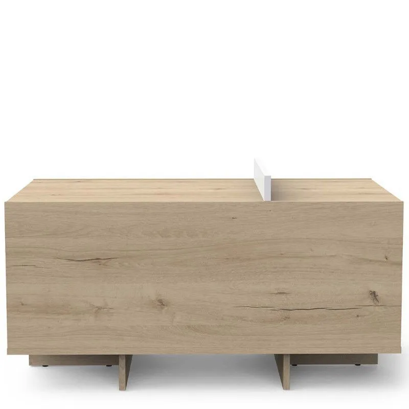 Diivanilaud Lead 90x50 royal tamm/valge