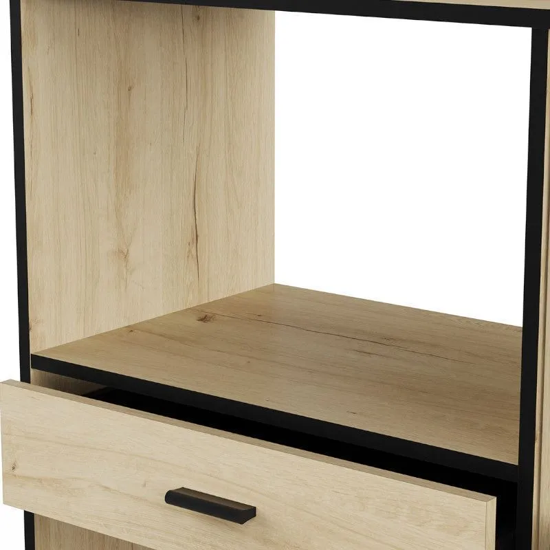 Mikrolaineahju kapp Buzz 3u1s royal tamm/must