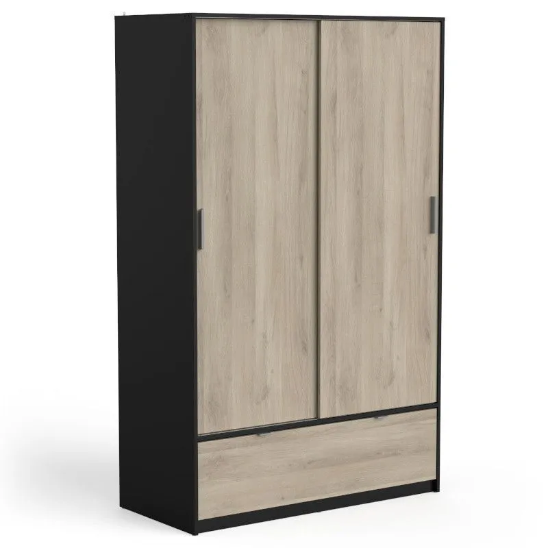 Riidekapp Grace 2lu1s kronberg tamm/must