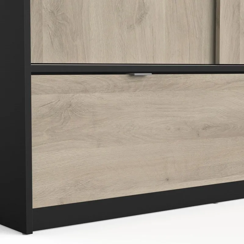 Riidekapp Grace 2lu1s kronberg tamm/must
