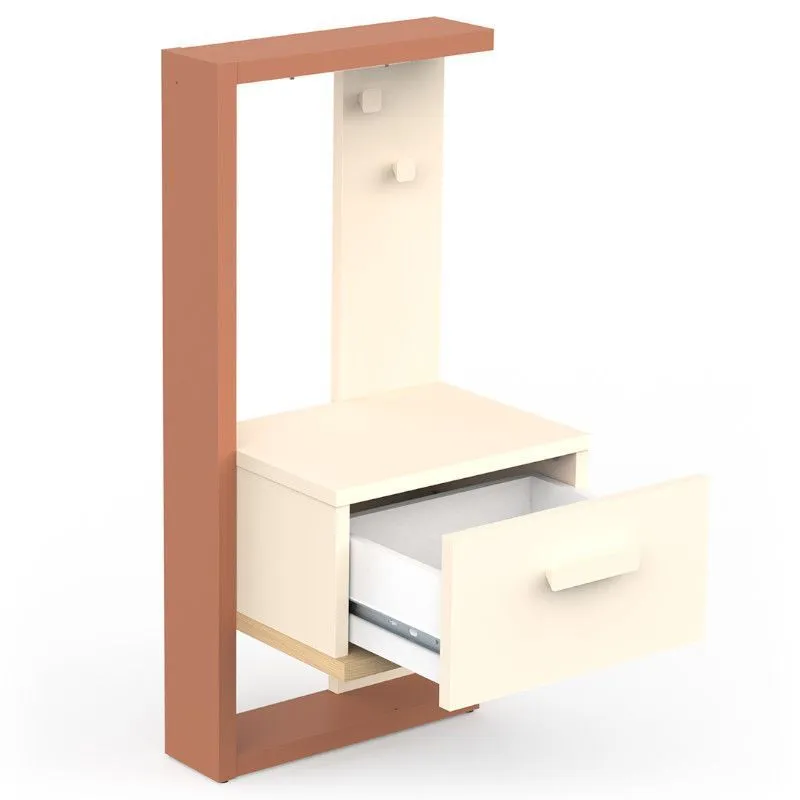 Öökapp Camillia 1s terrakota/beež