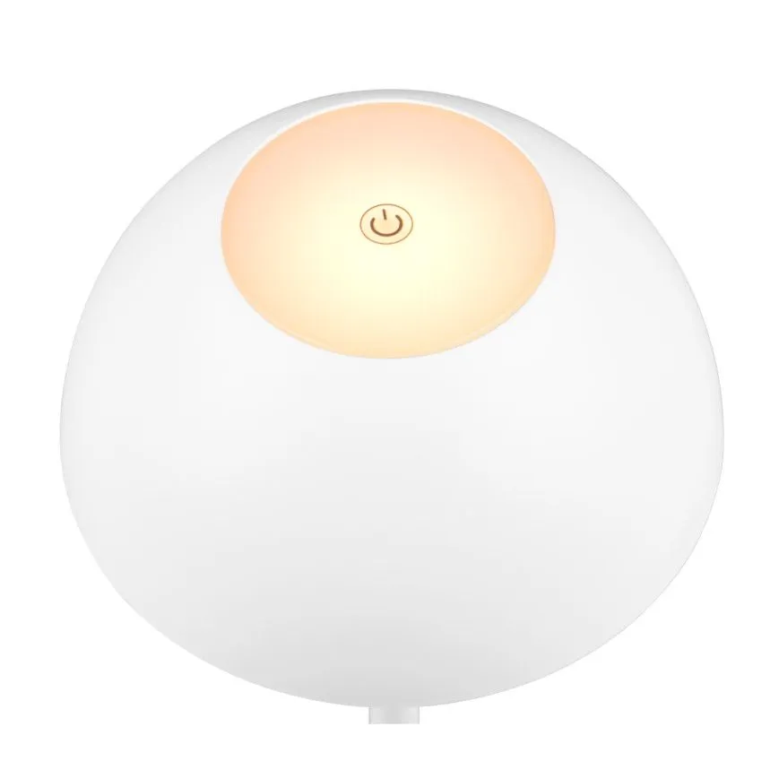 Laualamp Ricardo USB valge